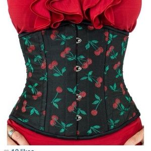 Limited Edition Cherry Print Corset